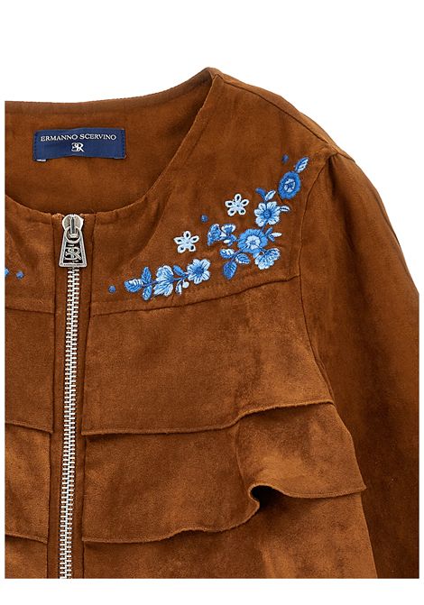 Giacca con ricamo ERMANNO SCERVINO JUNIOR | Z9G100 77310005